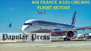 Air France A350 Chicago Flight Return