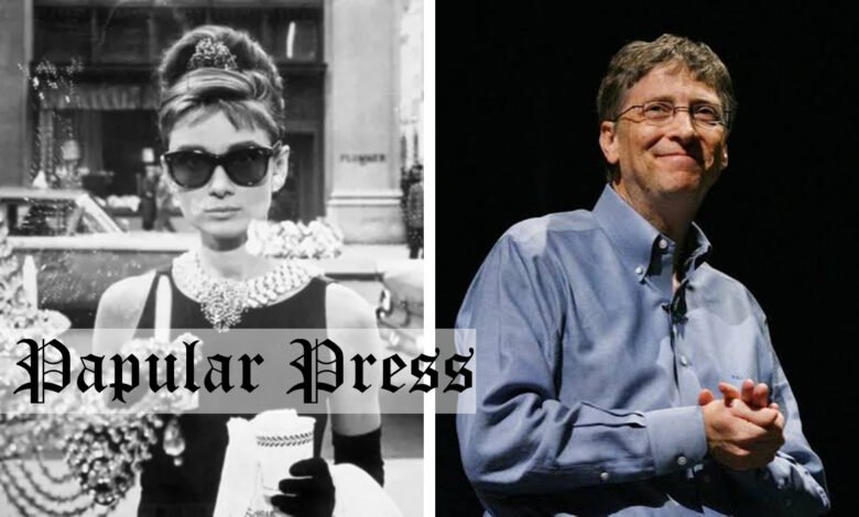 audrey hepburn and bill gates